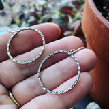 Sterling Silver Textured Circles