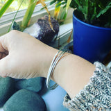 Sterling Silver Set of Three Bangles