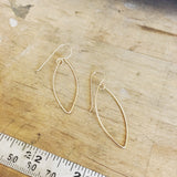 14K Gold-filled Marquise Earrings