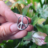 Sterling Silver Peace Ring